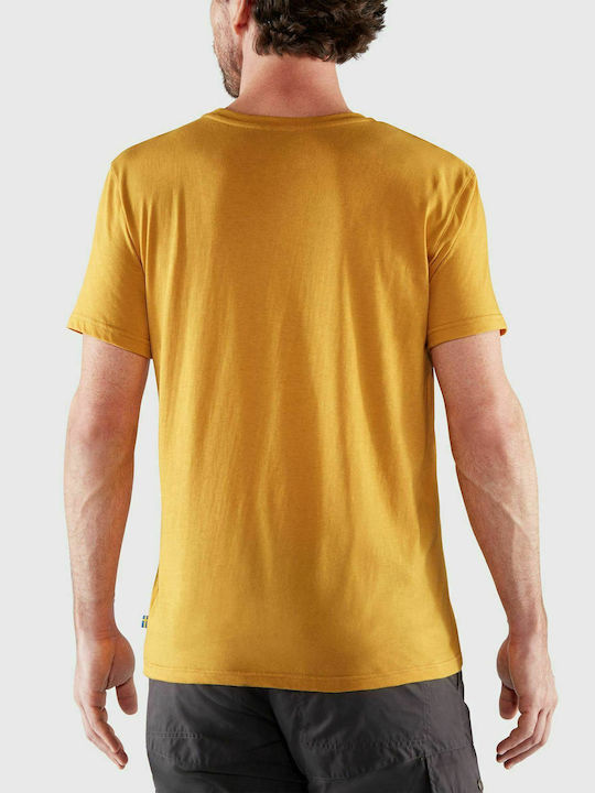 Fjallraven Men's Short Sleeve T-shirt Yellow