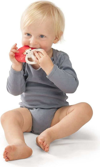 Sophie La Girafe Teething Rattle made of Rubber for 3 m+ Red
