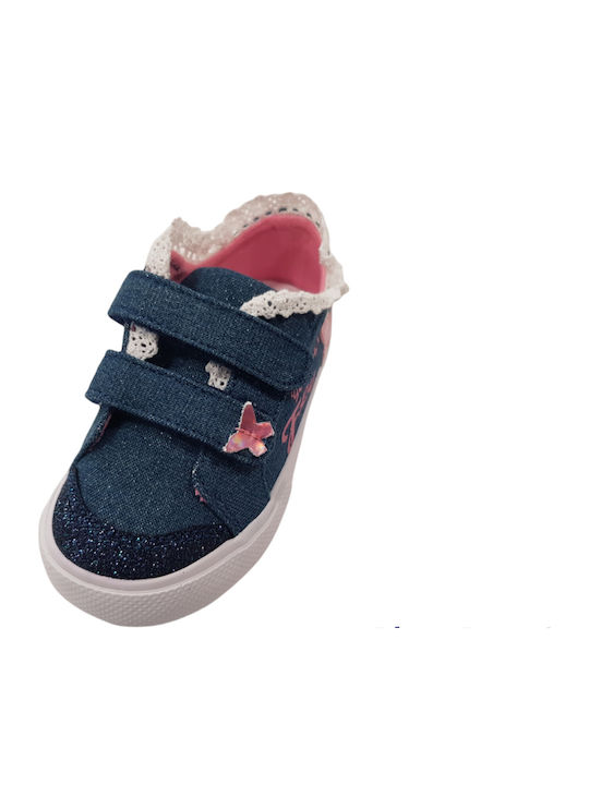 Kids Sneakers with Scratch Blue