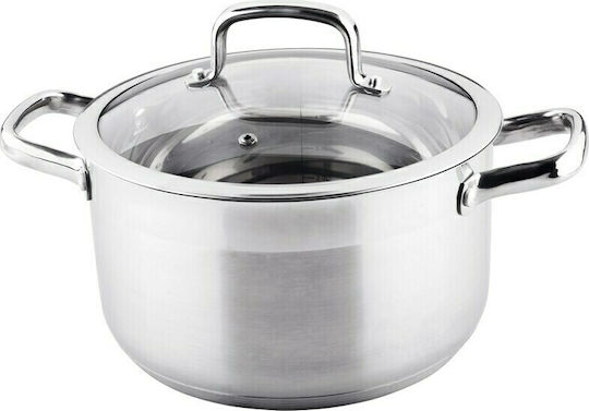 Lamart Prestige Deep Stainless Steel Pot 2.6lt / 18cm