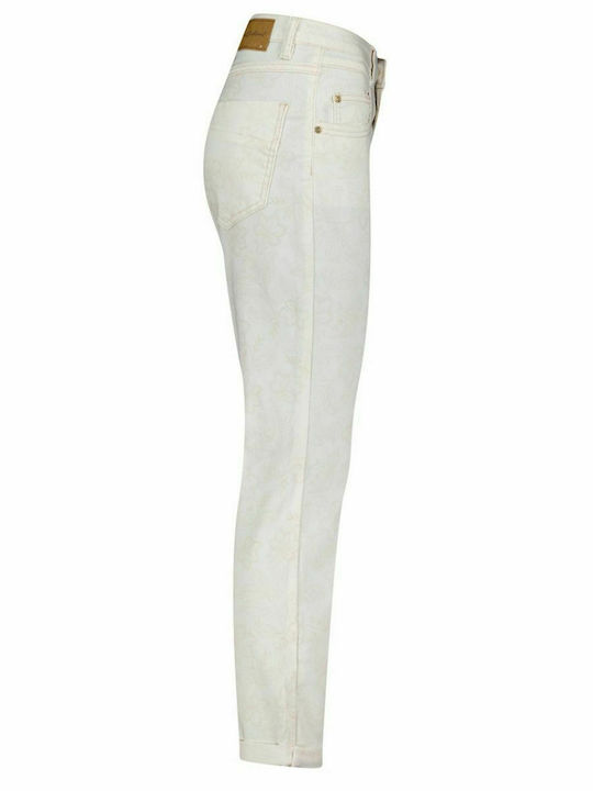 RED BUTTON Dutch white women's elastic pants