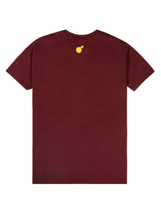 The Hundreds Toulouse Adam Ανδρικό T-shirt Μπορντό