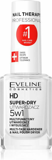 Eveline 5 In 1 Deckschicht für normale Nagellacke Schnelltrocknend 12ml