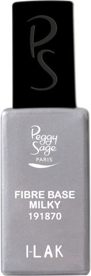 Peggy Sage I-Lak Fibre Base Milky Grundierung für Gel-Nagellacke 11ml