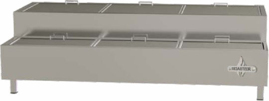 Biokan CGD4 Spieß-Grill Kohle mit Abmessungen 60x120x44cm