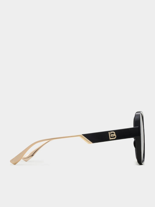 Bolon Damen Sonnenbrille mit Schwarz Kunststoff Gestell und Schwarz Linse BL5059C10