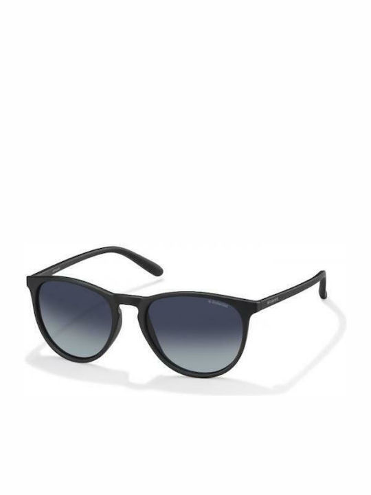 Polaroid Damenträger Sonnenbrille mit Schwarzem Horn umrandetem Rahmen und Gray Verlaufsfarbe Polarisiert Gläser PLD6003/S DL5 WJ
