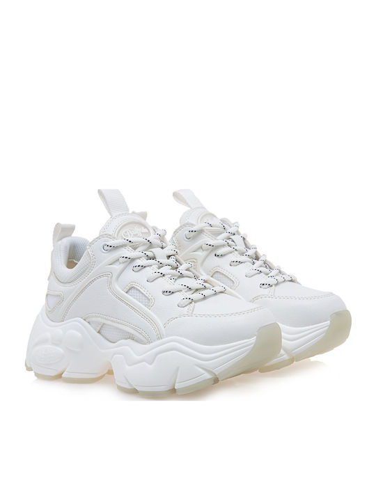 Binary Γυναικεία Chunky Sneakers Λευκά