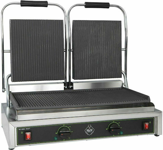 M&M equipment mit glatten Oberflächen aus mit geriffelten Oberflächen aus 2300W GC 2000 Smart