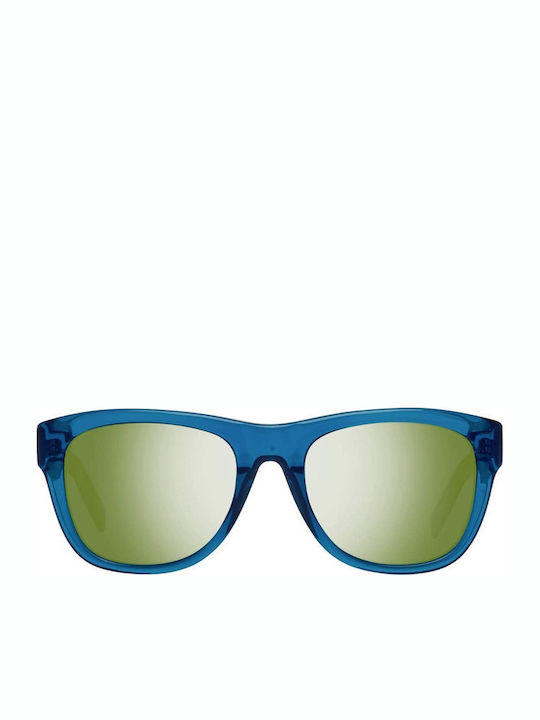 Just Cavalli Women's Sunglasses with Turquoise Plastic Frame and Green Lens JC597S 90Q