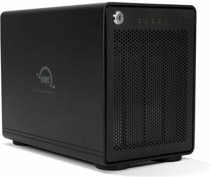 OWC Thunderbay 4 Case for 4 Hard Drives 2.5" / 3.5" SATA III with Connection DisplayPort / Thunderbolt 3