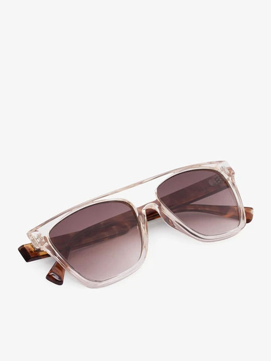 Hawkers One Lifestyle Unisex Γυαλιά Ηλίου με Κοκκάλινο Σκελετό Crystal Champagne Ντεγκραντέ