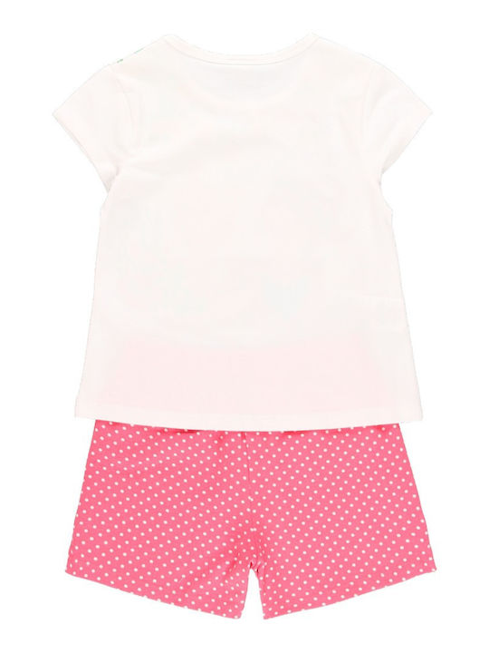 Boboli Set Top & Bottom Kids Summer Pyjamas White