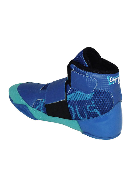 Olympus Sport Junior Velcro Wrestling Shoes Blue