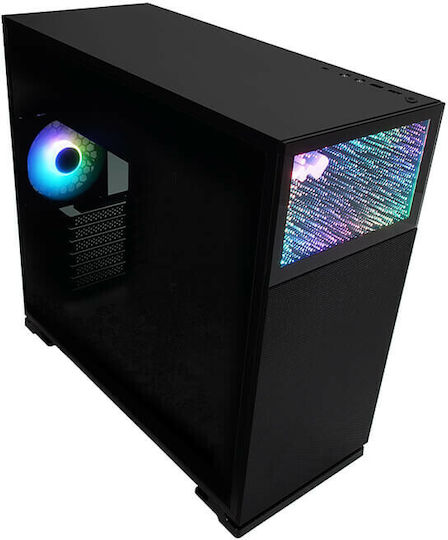 In Win N127 Gaming Middle Tower Carcasă Calculator cu Fereastră Laterală și Iluminare RGB Negru