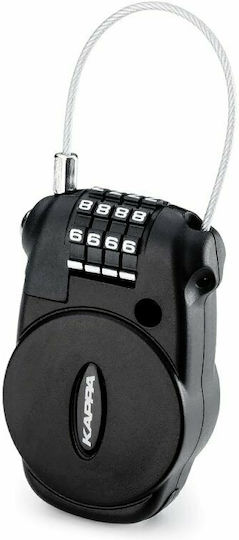 Kappa Moto Combination Cable Lock Cămașă de blocare KS220