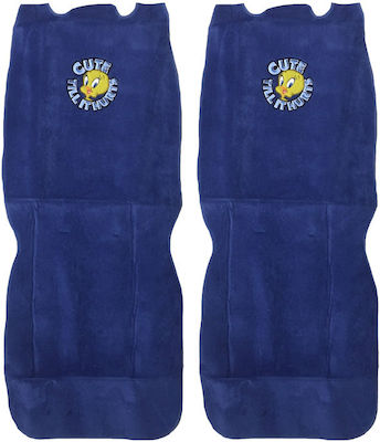 Carner Towel Front Covers 2pcs Tweety Blue CRN-