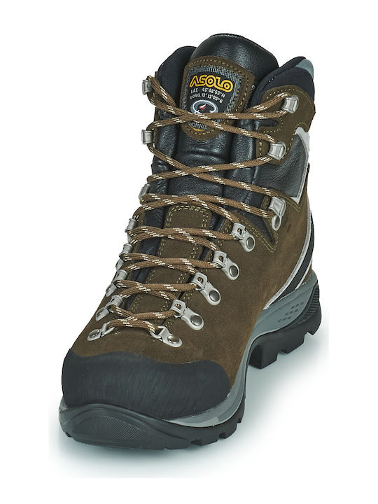Asolo Greenwood Evo GV Men's Hiking Boots Waterproof with Gore-Tex Membrane Brown