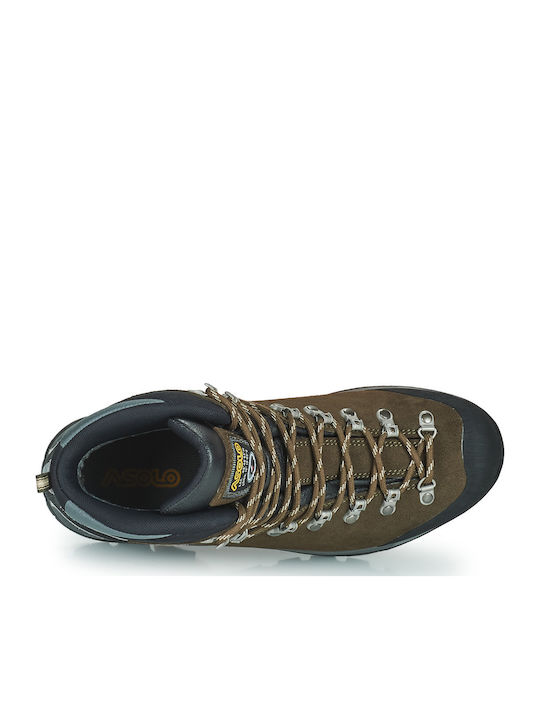 Asolo Greenwood Evo GV Men's Hiking Boots Waterproof with Gore-Tex Membrane Brown