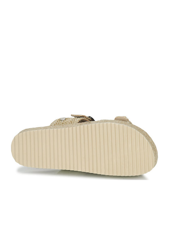 Γυναικεία Σανδάλια Flatforms Μπεζ