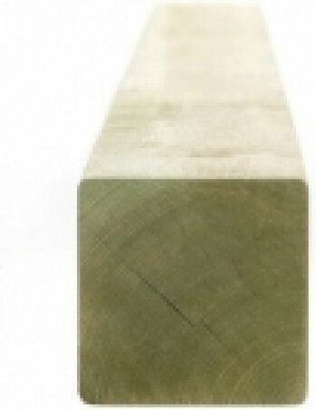 Showood Holz Träger für Gartenzaun aus Holz 200x7x7cm Braun