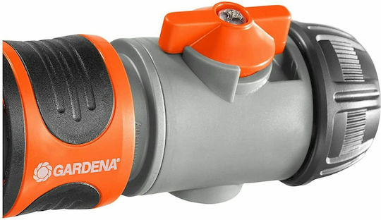 Gardena 02942-20 Quick Connector Water Pipe for Hose 1/2" & 5/8" with Switch