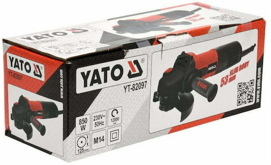 Yato Τροχός 125mm Ρεύματος 1100W με Ρύθμιση Στροφών