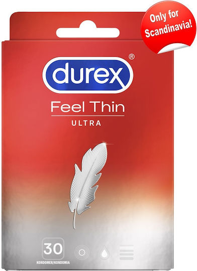 Durex Προφυλακτικά Feel Thin Ultra Thin 30τμχ