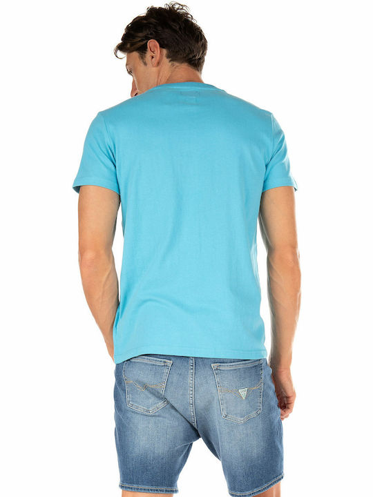 Collegiate Graphic Standard Weight T-Shirt Ocean Blue