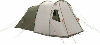 Easy Camp Huntsville 400 Camping Tent Tunnel Green with Double Cloth 4 Seasons for 4 People 430x260x190cm