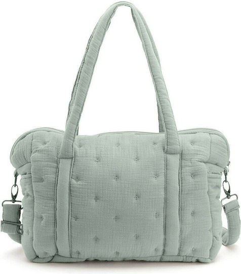 La Redoute Interieurs Shoulder/Hand Diaper Bag Green 29cm.