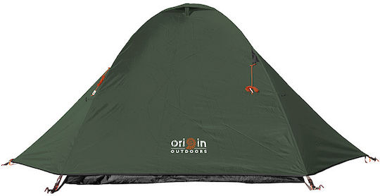 Origin Outdoors Snugly 2 Winter Camping Tent Igloo Green with Double Cloth for 1 Person 300x230x125cm