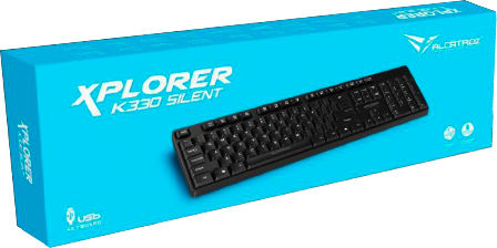 Alcatroz Silent K330 Keyboard Only English US