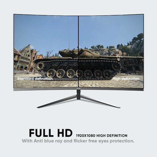 Armaggeddon Pixxel+ Xtreme XSC24HD AHVA Curved Monitor 23.6" FHD 1920x1080 165Hz με Χρόνο Απόκρισης 1ms GTG