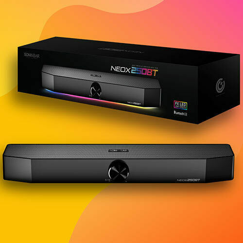 Sonic Gear NEOX 250BT Speaker with RGB and Bluetooth 20W Black