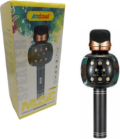 Andowl Μικρόφωνο Karaoke Ασύρματο Q-M2911 Q-M2911 Πράσινο