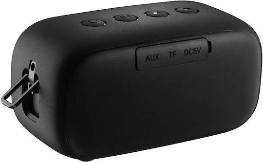 IMG Stageline Enano1 Αδιάβροχο Ηχείο Bluetooth 5W με Ραδιόφωνο και Διάρκεια Μπαταρίας έως 6 ώρες Μαύρο