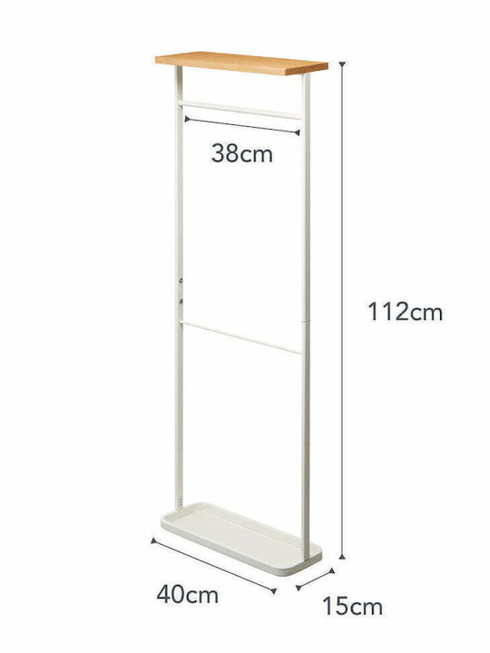 Yamazaki Regenschirmständer Metallisch Tower White 40x15x112cm 1Stück
