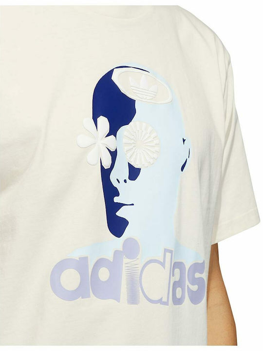 adidas Adiplay Head HC2117 Ανδρική Μπλούζα Μπεζ