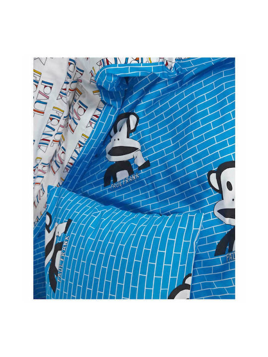 Kentia Παιδικό Κουβερλί Μονό Paul Frank Μπλε 160x260εκ.