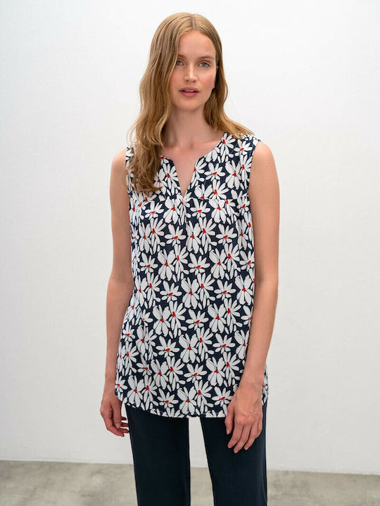 Vamp Sommer Damen Pyjama-Set Blue Captain