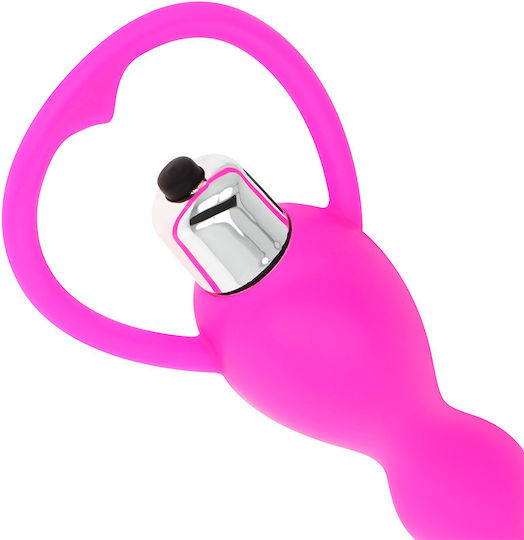 Ohmama Dop Anal cu vibrație Roz 14cm