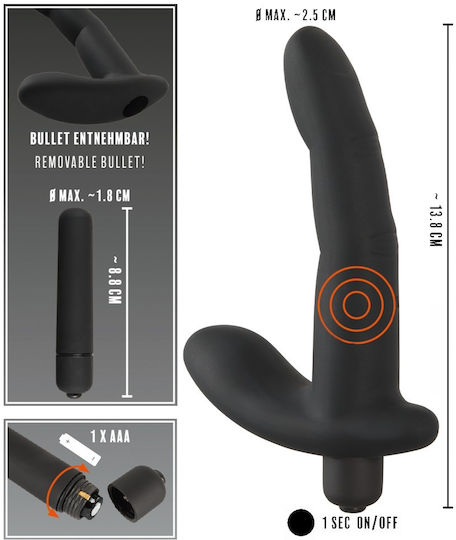 You2Toys Naughty Finger Prostate Πρωκτικός Δονητής Μαύρος