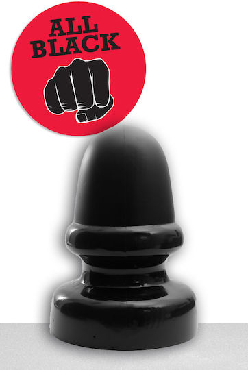 All Black Anal Plug Πρωκτική Σφήνα Black 23cm