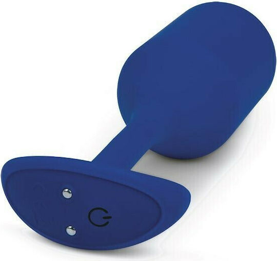 b-Vibe Vibrating Snug Plug XL Anal Plug mit Vibration XLarge Blau 5.8cm