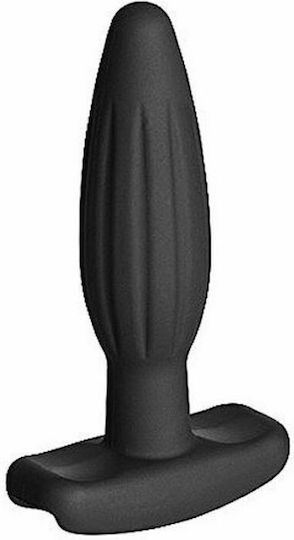 Electrastim Silicone Noir Rocker Πρωκτική Σφήνα Small Small Μαύρη 12cm