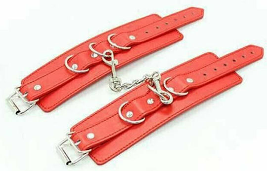 Toyz4lovers Polsiere Cuffs Belt Pink Белезници в Червен Цвят