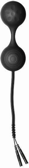 Electrastim Silicone Noir Lula Electro Jiggle Kegel Balls for Electro-stimulation in Black Color
