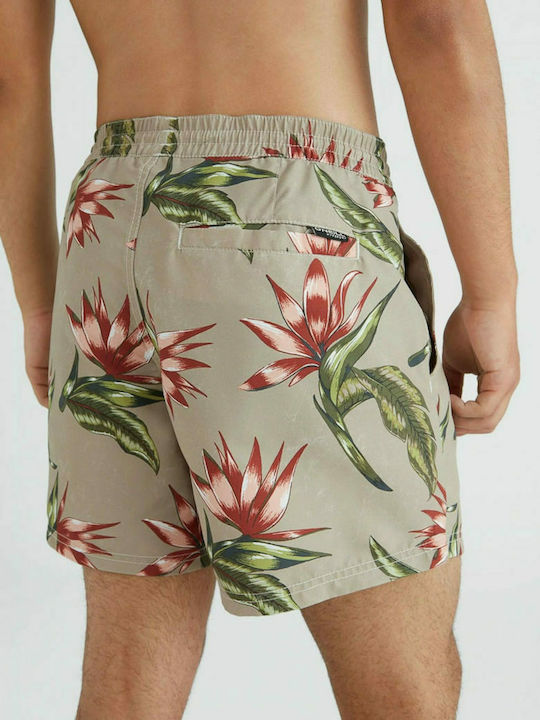 O'neill Herren Badebekleidung Shorts Grün Blumen