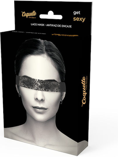 Coquette Chic Desire Lace Blind Mask BDSM Μάσκα σε Μαύρο Χρώμα